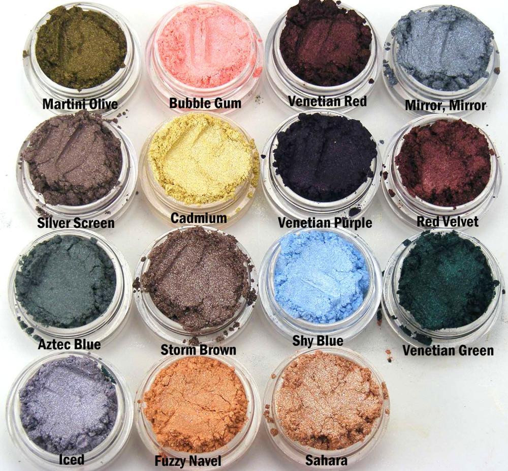 Mineral Eye Shadow Sample 4 For 18 Shades on Luulla